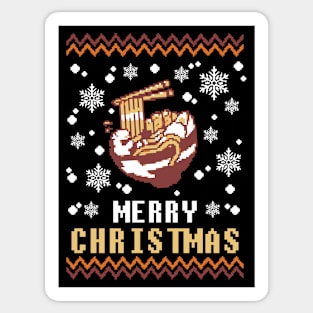 christmas with ramen Sticker